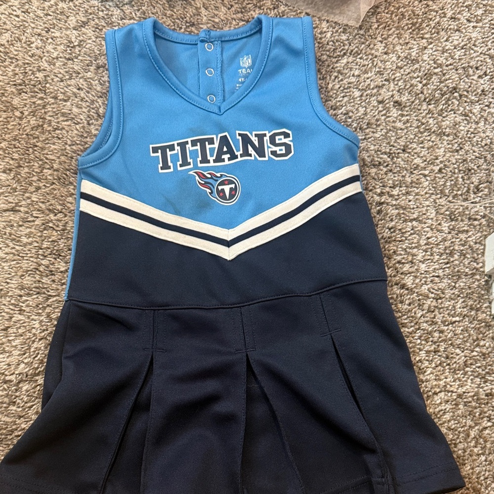 Titan Kids Blue and Navy Cheer Jersey